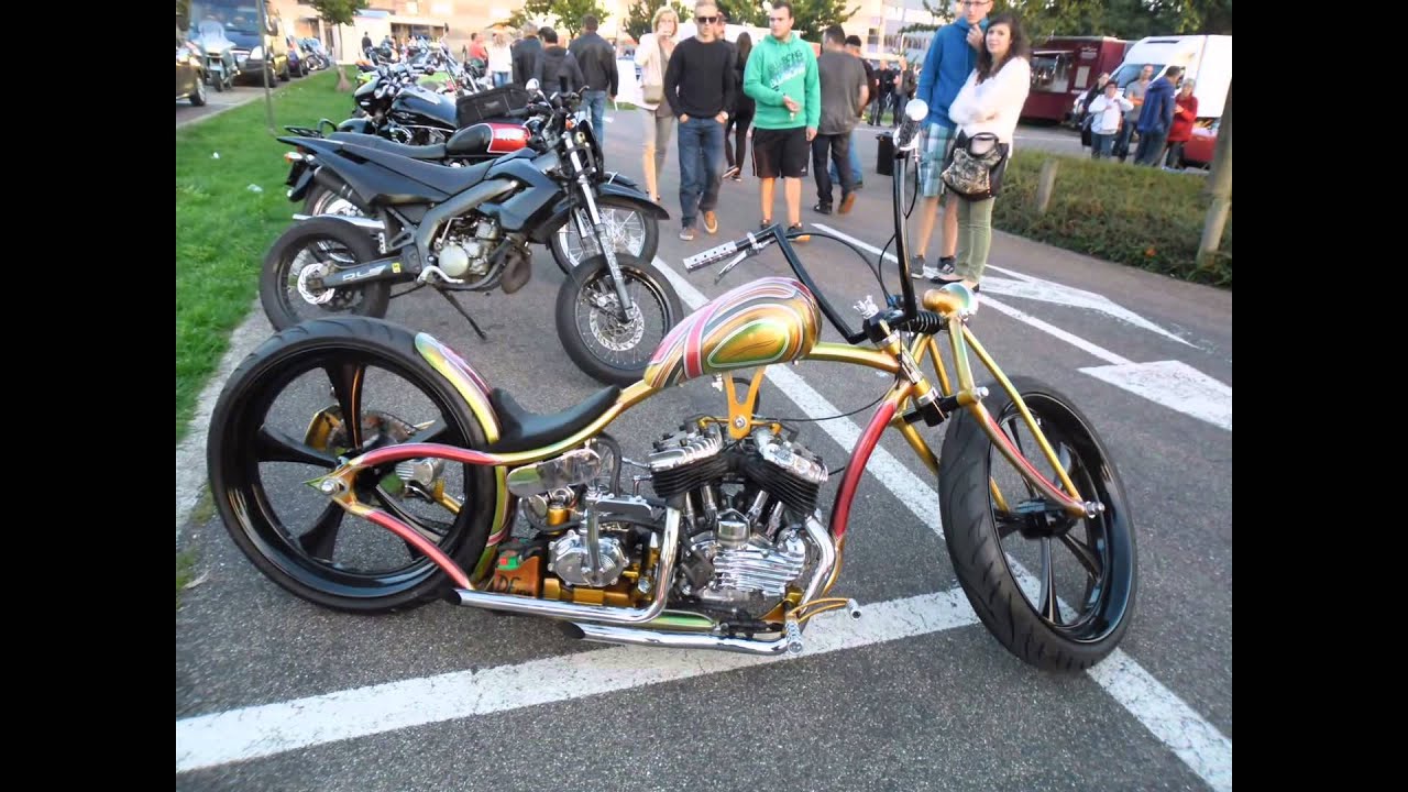 custom harley davidson at KRC Genk - YouTube