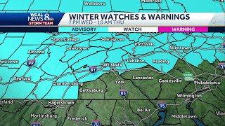 Central Pennsylvania weather: Winter Weather Advisory goes into effect tonight