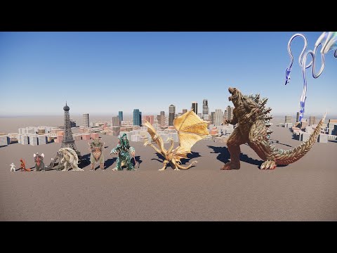 Titan Monsterverse size comparison