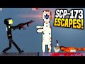 SCP-173 ESCAPES THE FACILITY - People Playground Gameplay