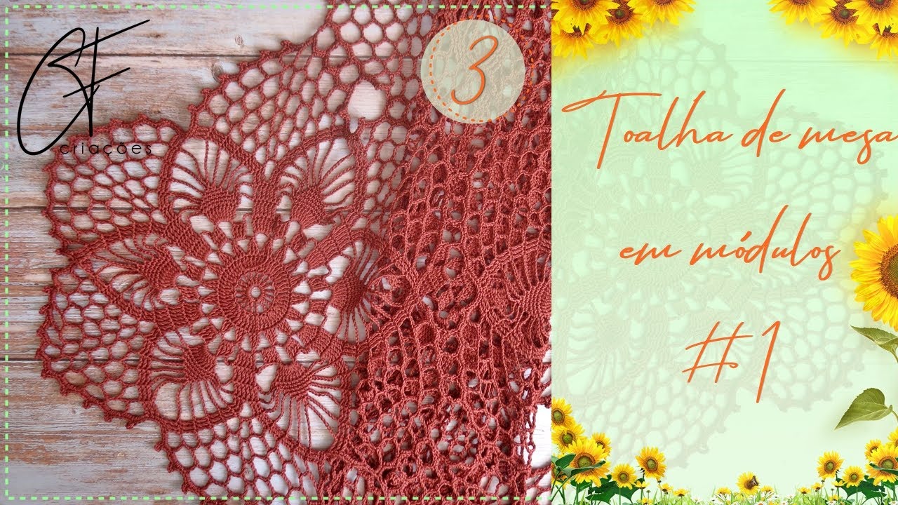 TOALHA COM UNIÃO DE MOTIVOS #1   PARTE 3