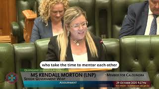 Kendall Comm Awards Parliament Speech