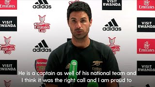 Arteta explains why he made Martin Odegaard captain