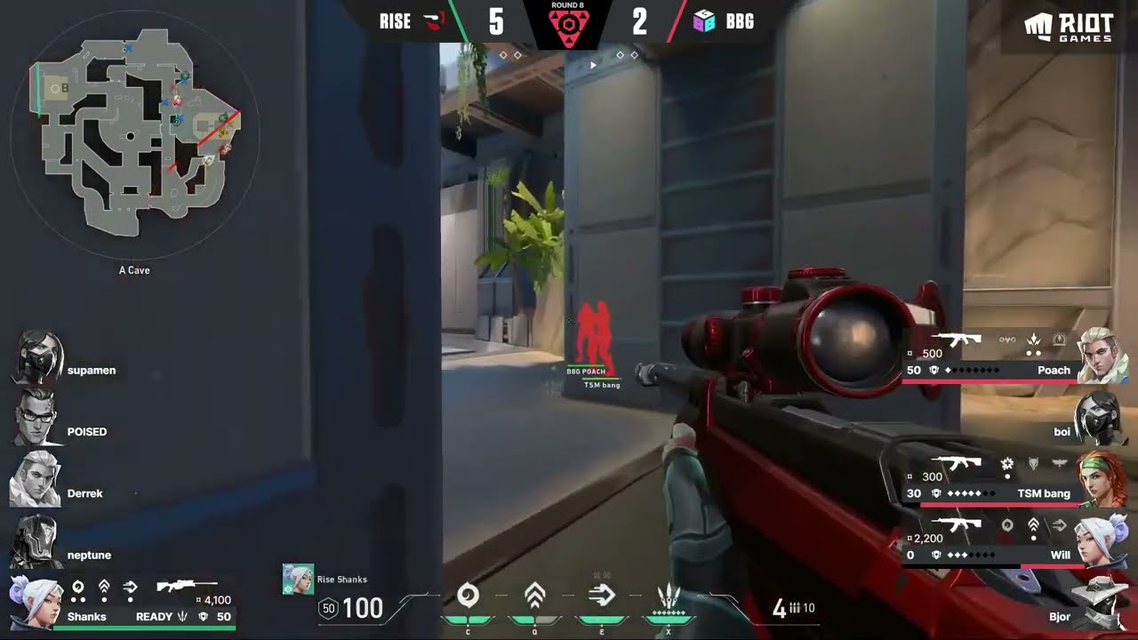 RISE SHANKS INSANE 1V3 AGAINST BBG | RISE vs BBG