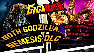 Gigabash Godzilla Nemesis DLC  - Both Kaiju Hard Difficulty Ultimate Attacks Gameplay