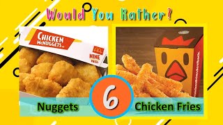 Would you Rather? 🍔 Fast Food Edition | Yummy Brain Break | Fast Food Workout | PhonicsMan Fitness
