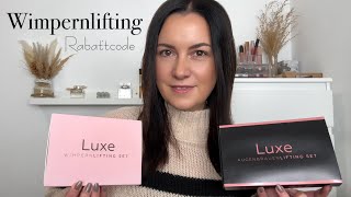 DIY Lash Lift | Lash Lifting | Luxe Cosmetics Discount Code || Desi
