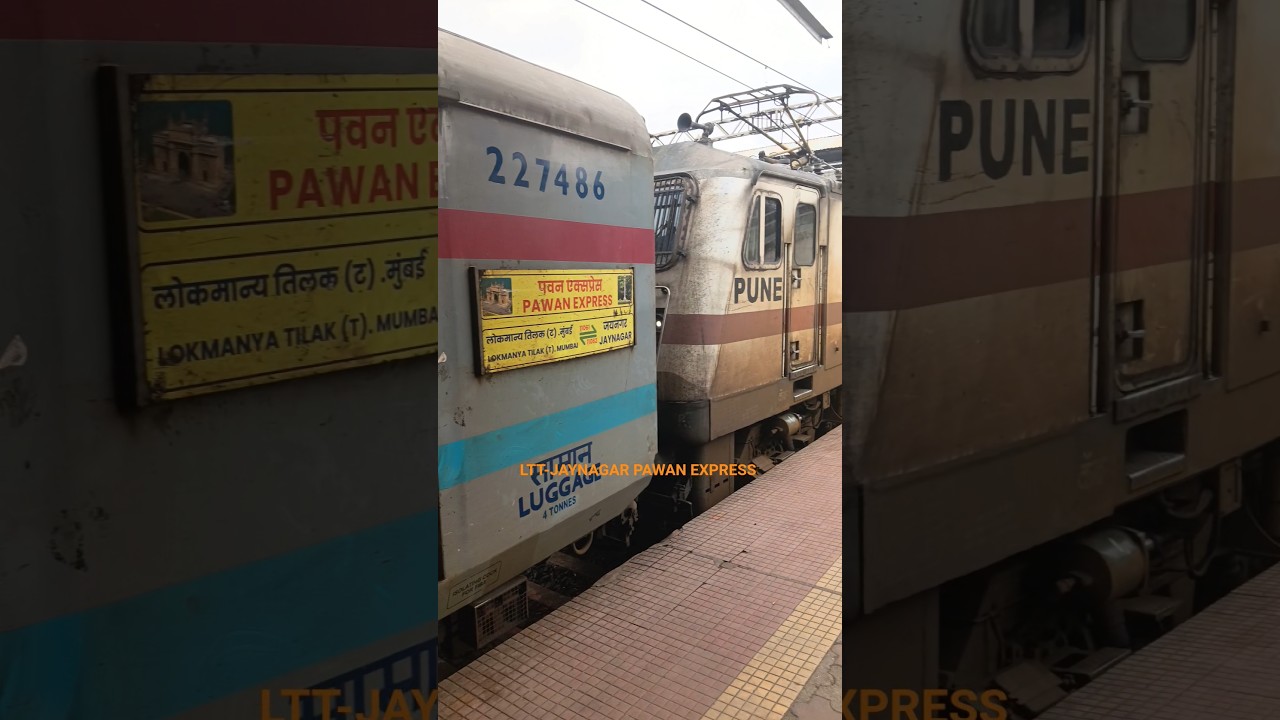 11061:- LTT Jaynagar Pawan Express Standing At Kalyan Junction 
