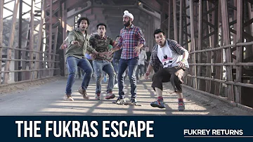The Fukras Escape | Fukrey Returns | Pankaj T | Pulkit S | Varun S | Ali F | Manjot S