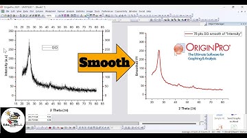 Smooth graph in Origin Pro  Basics - 05 | Sir.MA.Munaf | EduSCL | @eduscl