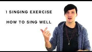 How To Sing Well - 1 Singing Exercise To Help You To Sing Well Today