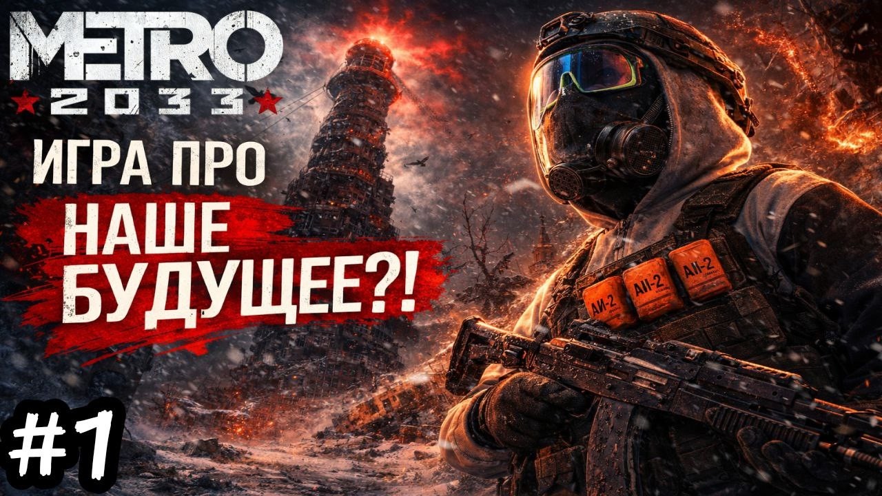 ШУТКИ ЧТО ЭТО ИГРА ПРО БУДУЩЕЕ БОЛЬШЕ НЕ ШУТКИ | METRO 2033 #1