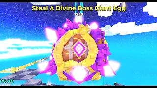Steal a Divine Boss Giant Egg (Amethyst Runebear)... Steal An Egg
