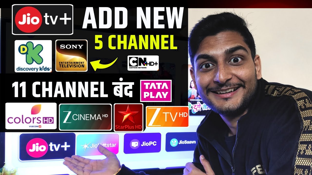 JioTv Plus Add 5 New Channel | 11 Channel बंद in Tata play