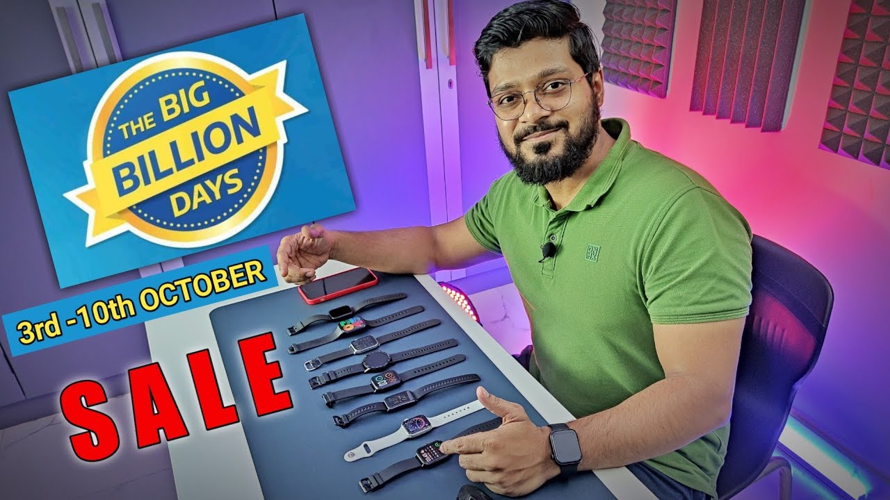 Best smartwatch DEALS on FLIPKART The Big Billion Day YouTube