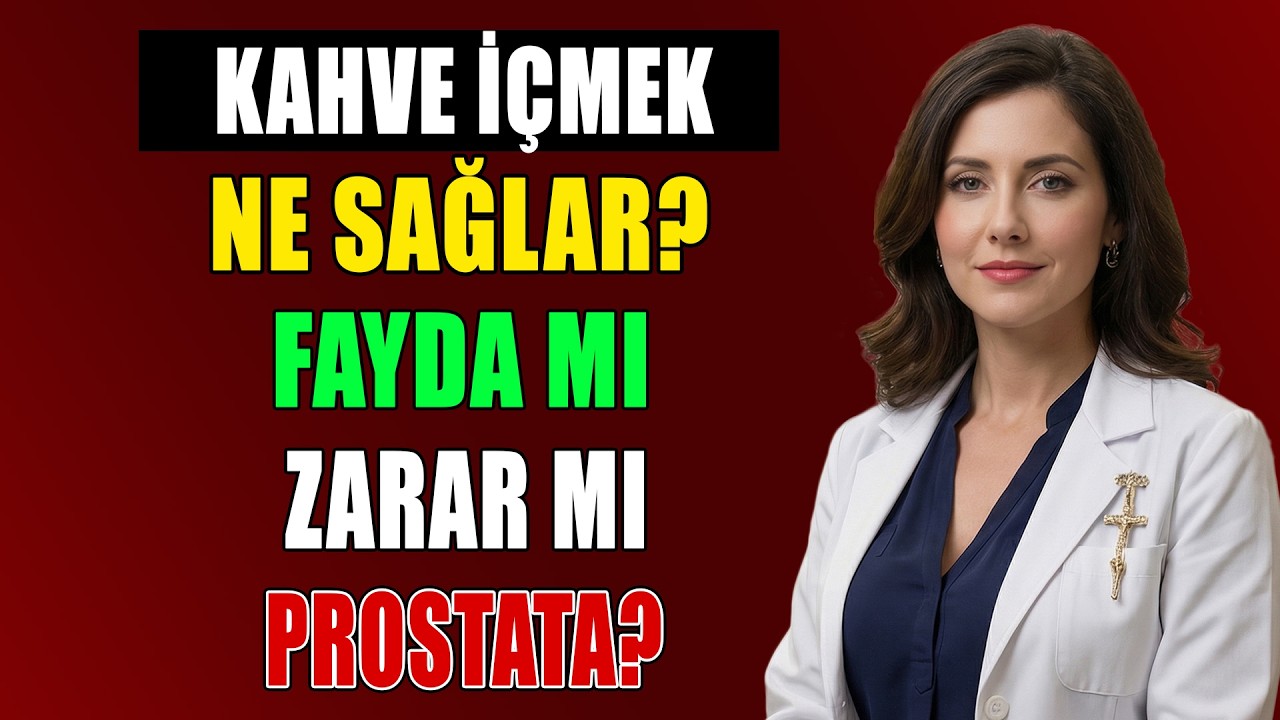 Kahve prostata iyi mi kötü mü? | Ürolog gerçeği açıklıyor