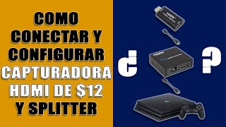 Como Conectar Capturadora HDMI + Splitter y Configuración OBS