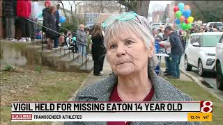Vigil held for missing 14-year-old Scottie Morris in Eaton, Indiana