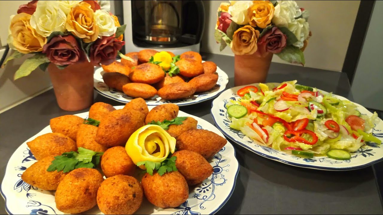 كبة مقلية لذيذة بدون ماكينة وبدون هبرة😍