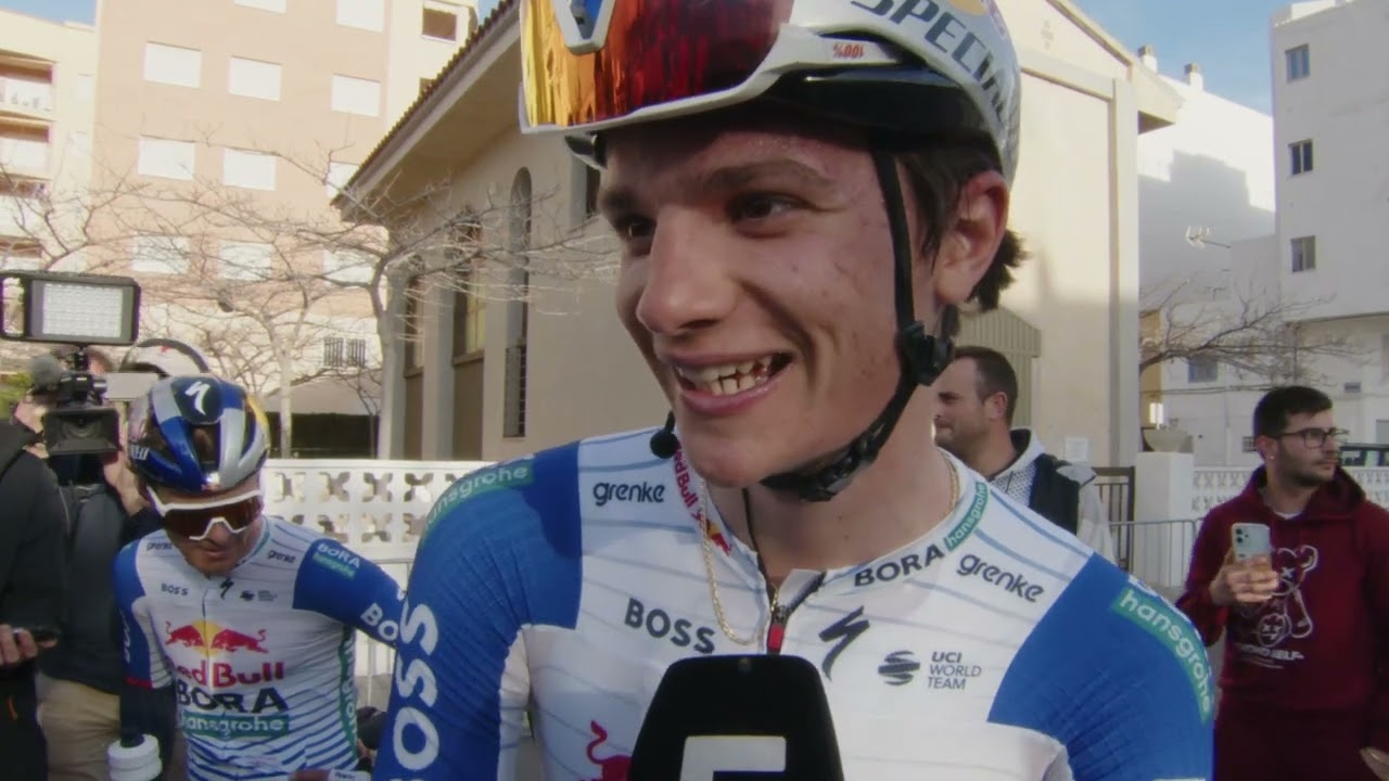 Джулио Пелиццари - Интервью на финише - Этап 1 - Volta Comunitat Valenciana 2026