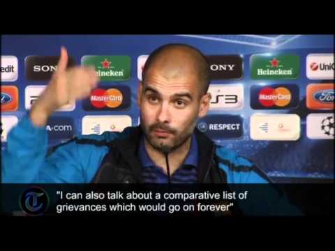 Guardiola lashes out at Mourinho before semi-final