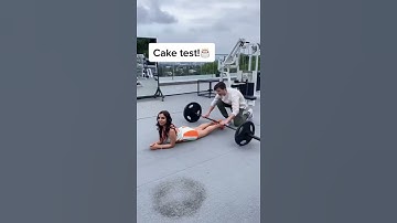Thumbnail of Who has the cake!? 🍑🎂 #funny #comedy #shorts