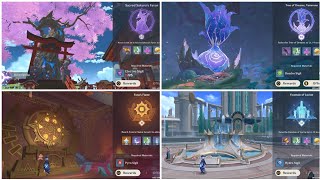 All Regions Sigils offering location Genshin impact