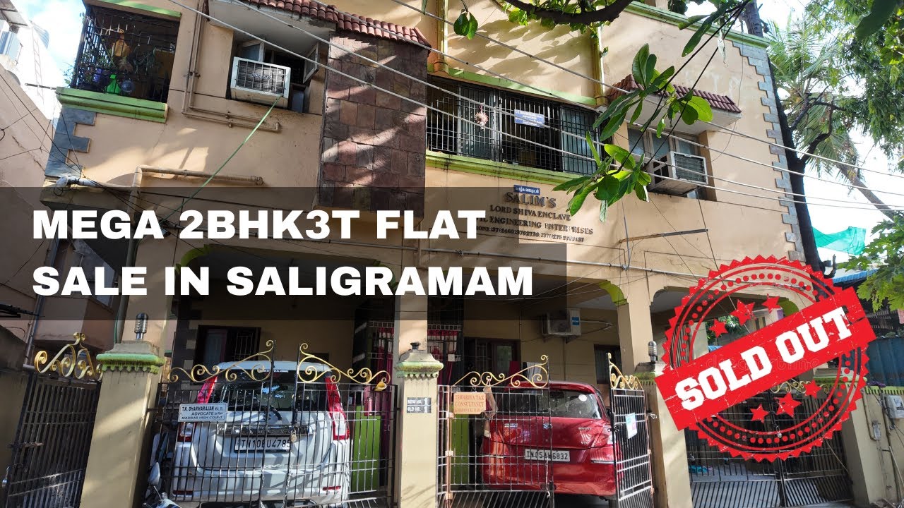 SOLD OUT! Private Terrace of Spacious 2bhk Flat Resale | ₹72 L | Saligramam | 9884978515