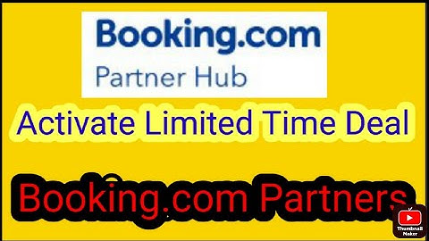 Limited-time Deal Booking.com Partners #deals #offer