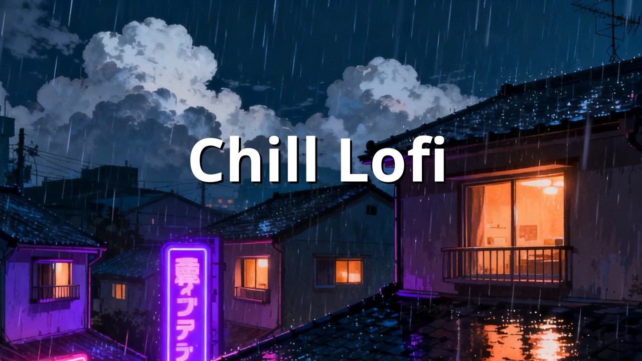 Japanese Lofi Rain 🌙 落ち着く夜BGM