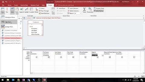 MS Access - Sort Multiple Fields Not Already in Order