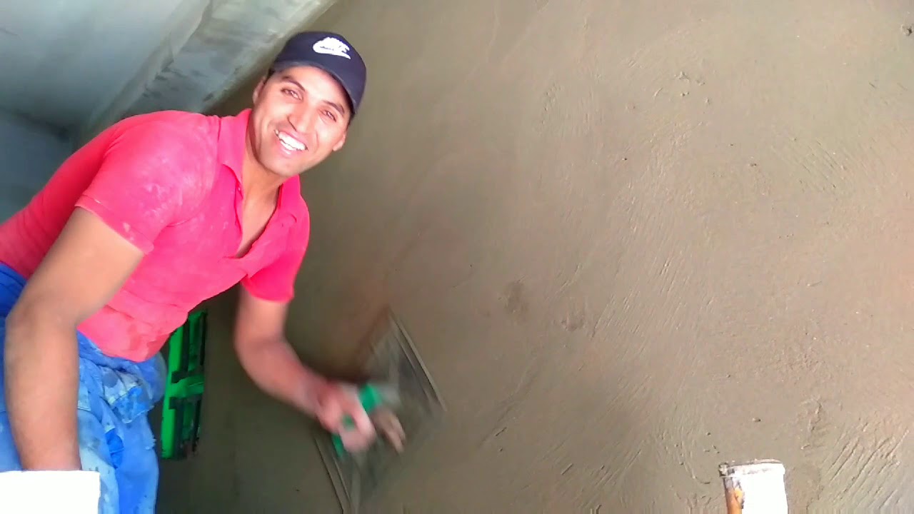 تلبيس الحائط واجب على كل واحد حق يتعلم مرحبا بالجميع في قناتي