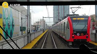 LRT-1 3rd Generation Rear Cabin View [Baclaran to FPJ Station]