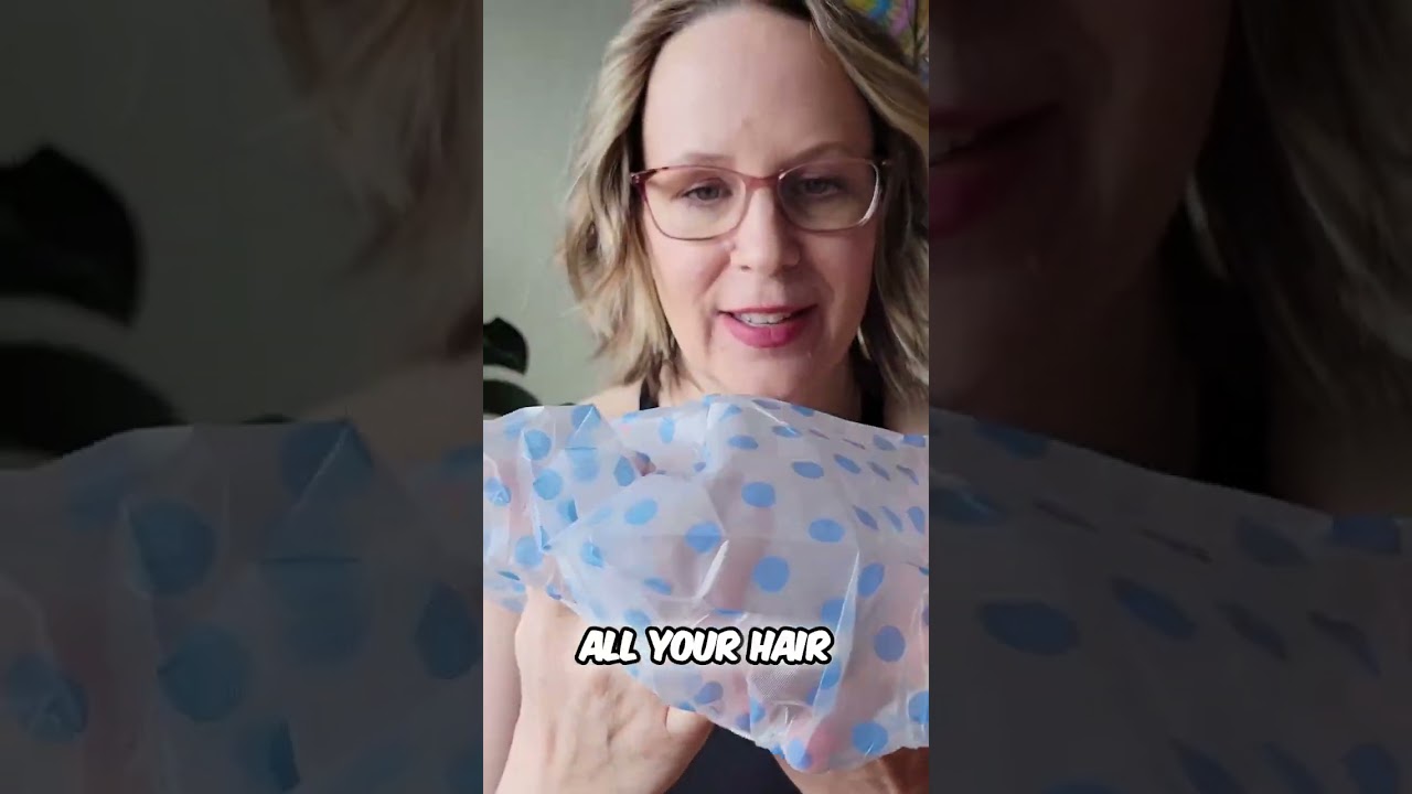 Revolutionary Shower Cap  Keep Your Hair Dry!
