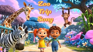 Zoo Trip Song For Kids Fun Animal Rhyme Kido Kids