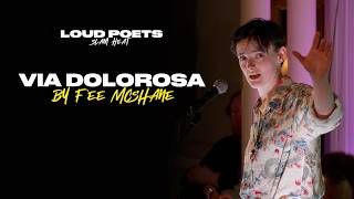 Fee McShane - Via Dolorosa || Spoken Word Poetry ||
Content warning: suicide, grief.
Inaugural Belfast Champion, Fee McShane shared this piece about the loneliness of religion in the final round of our Belfast Slam Heat in June 2026.
Find out more about Fee McShanes work: www.instagram.com/agscriobh
Thanks to Creative Scotland for supporting our work in the Scottish Spoken Word scene.
Thanks for watching! If you want to see more from us, please Like this video, Subscribe to our channel, and ring the Bell Icon to be notified when we release new videos.
For access to full-length Loud Poets shows, including over 50 shows in our back catalogue, and other exclusive digital content, consider joining our YouTube channel as a Member for just £4.99/month! Sign up here: https://www.youtube.com/channel/UCjsTBHEZdBYPXPdLwtCAJcw/join
You can also join our Patreon at £5/month for access to our full-length Loud Poets shows and other exclusive digital content, or £10/month for that access plus entry into our Loud Poets Writing Club, an online creative community of writers and performers with monthly workshops, feedback sessions, and tailored support. Sign up: https://www.patreon.com/c/iamloud/
Learn more about our live events, workshops, and digital programming via our website https://iamloud.co and our Linktree https://linktr.ee/IAmLoudPro
Sign up to our newsletter: https://iamloudpro.substack.com
Follow us on social media:
Facebook: https://www.facebook.com/IAmLoudPro
BlueSky: https://bsky.app/profile/iamloudpro.bsky.social
Instagram: https://www.instagram.com/IAmLoudPro
#PerformancePoetry #SpokenWord #ScottishPoetry Fee McShane - Via Dolorosa || Spoken Word Poetry ||
