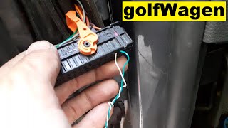 VW 01221 airbag light crash sensor fix (G179)