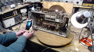 Silvertone 101-583-2 Multiband Tube Radio Video #15 - Another Attempt