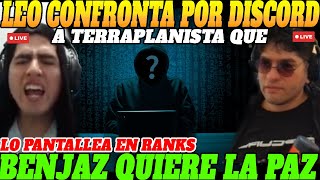 😲LEOSTYLE confronta a TERRAPLANISTA que lo PANTALLEA y MALOGRA los RANKEDS😲| BENJAZ busca la PÁZ😲