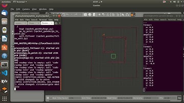 Bug 1 navigation algorithm simulation on Gazebo