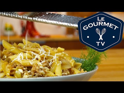 Penne with Fennel and Sausage Recipe - LeGourmetTV