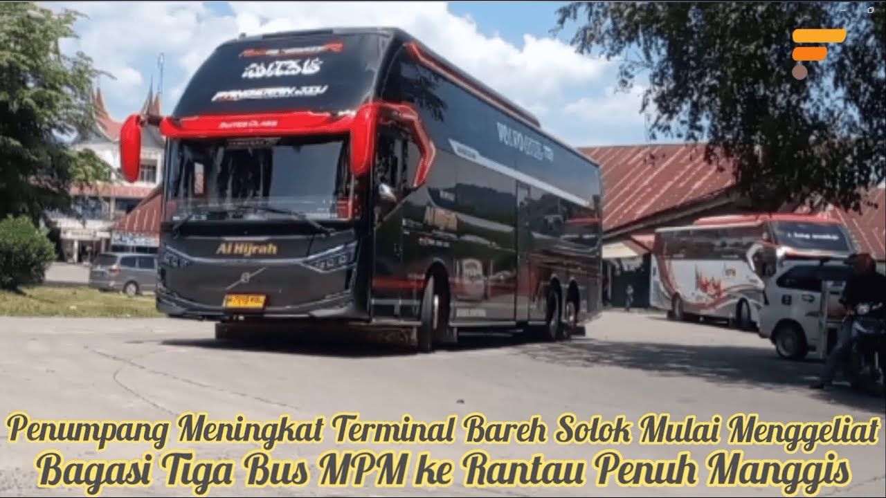 Penumpang Meningkat, Terminal Bareh Solok Menggeliat. Bagasi Tiga Bus MPM ke Rantau Penuh Manggis