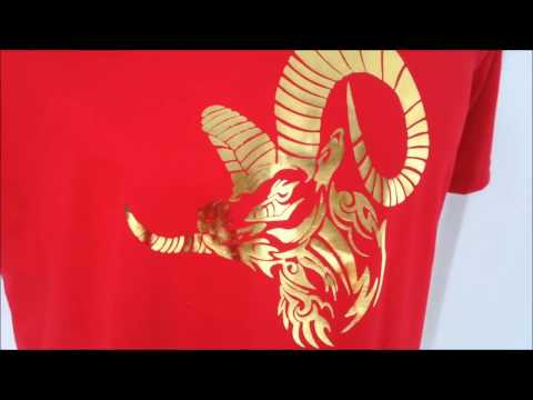 Kỹ Thuật In Ép Foil Nhũ Lên Vải, Áo Thun Độc Đáo | áo phông nhũ