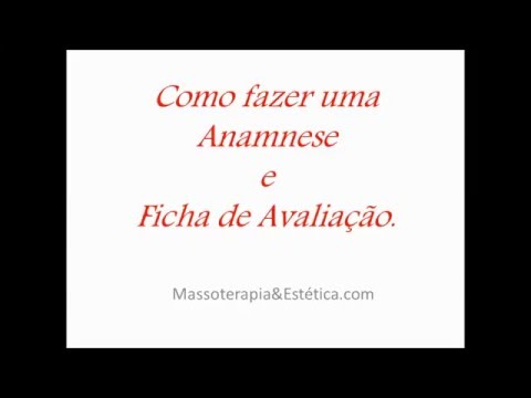 ANAMNESE - O que é? Como fazer uma anamnese? 