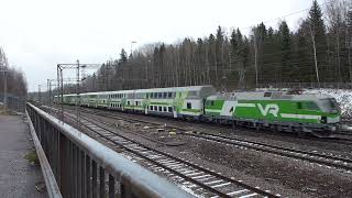 IC 38 Oulu - Helsinki ohittaa Käpylän 20.4.2024, kalustolla Sr3 + 3 Ed + Edfs + ERd + CEd + Edo ! by Myslikulho TV 30 views 5 days ago 31 seconds