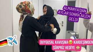 ALMANYA’DAN ANNEM VE KIZ KARDEŞİM GELDİ , DUYGUSAL KAVUŞMA, BÜYÜK SÜRPRİZ, KARDEŞİMDEN HEDİYE