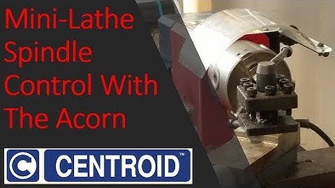 Mini-Lathe Spindle Speed Control With The Centroid Acorn:  It Works!