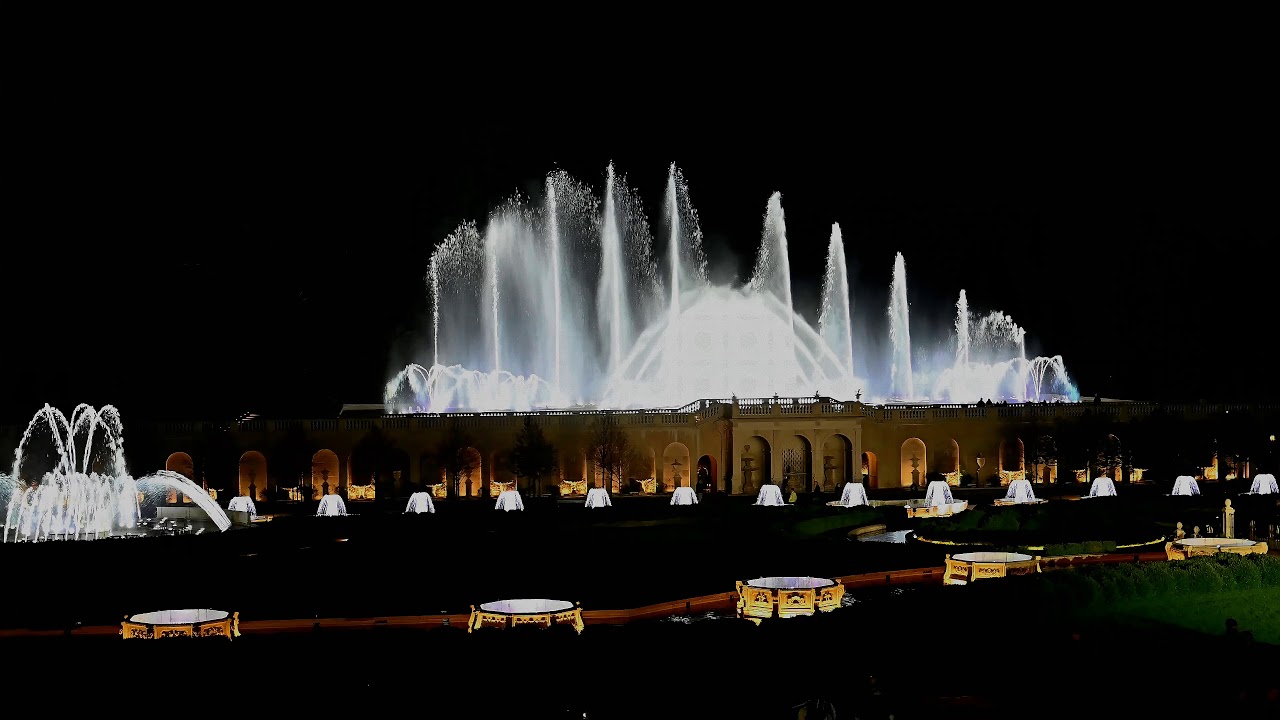 Nikon Z7 - Longwood Gardens Nighttime Water Fountain Show recorded in 4K
