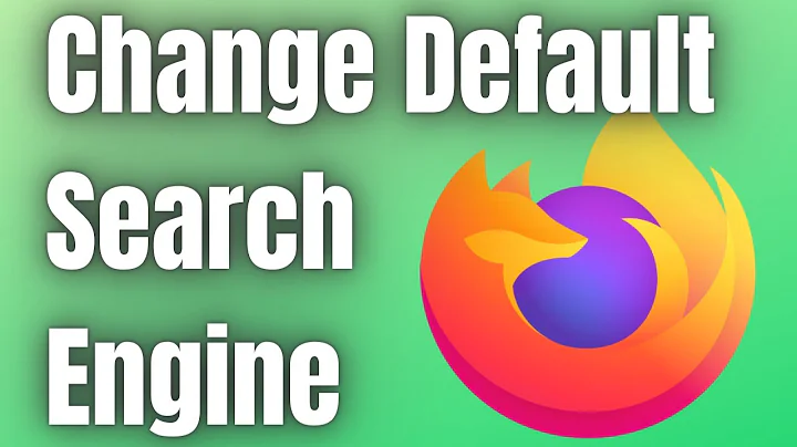 How To Change The Default Search Engine In Mozilla Firefox | Google, Yahoo, DuckDuckGo, Bing