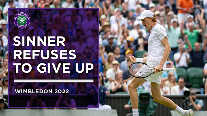 Jannik Sinner Wins an Unwinnable Point | Wimbledon 2022